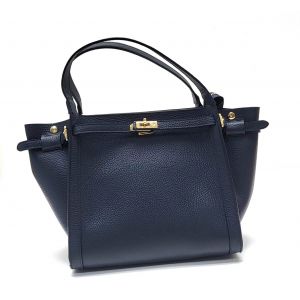 BORSA PELLE 1281 BLU
