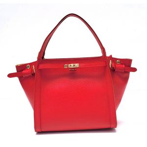 BORSA PELLE 1281 ROSSO