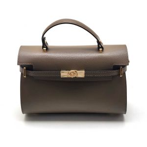 BORSA PELLE 1283 TAUPE
