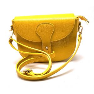BORSETTA PELLE 1285 GIALLO