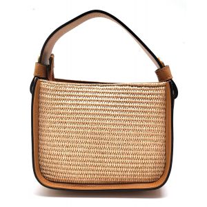 BORSA RAFFIA 1298 CUOIO