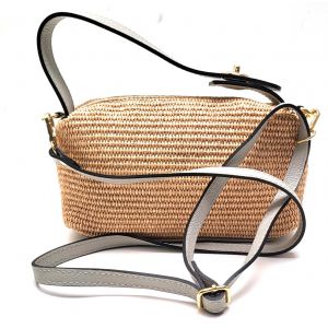 BORSA RAFFIA 1301 TAUPE