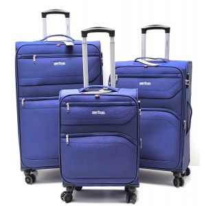 SET TROLLEY TESSUTO 13105 Blu