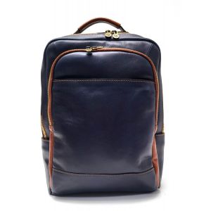 ZAINO PELLE 1316 BLU