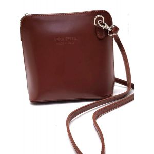 TRACOLLINA PELLE 133 MARRONE
