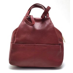 ZAINO PELLE 1370 BORDO