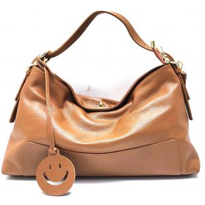 BORSA PELLE 1378 CUOIO