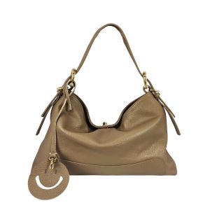 BORSA PELLE 1378 TAUPE