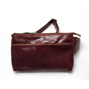 MARSUPIO PELLE 1388 MARRONE