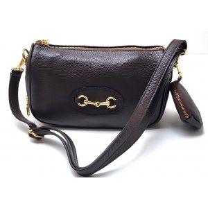 BORSA PELLE 1391 T.MORO