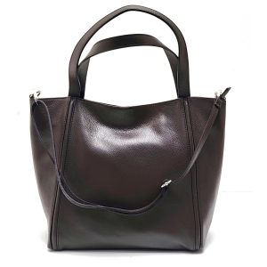 BORSA PELLE 1392 T.MORO