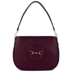 BORSA PELLE 1395 BORDO