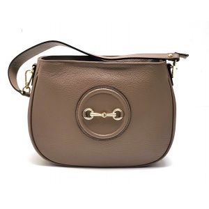 BORSA PELLE 1395 TAUPE