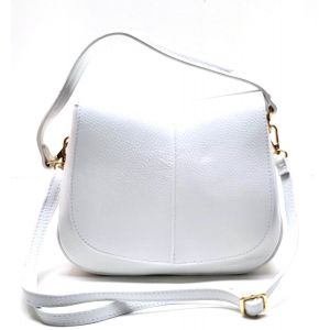 BORSA PELLE 1454 BIANCO