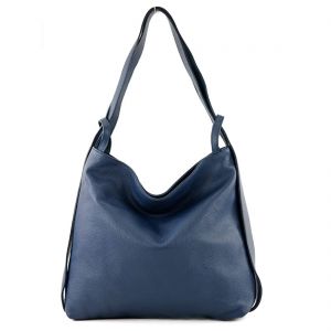 Borsa pelle 1498 bis blu