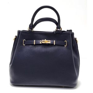 BORSA PELLE 1585 1546 BLU