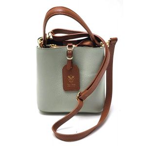 BORSETTA PELLE 161190025 VERDINO