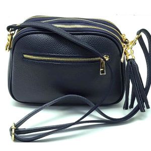 BORSETTA PELLE 16660 BLU
