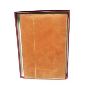 AGENDA PELLE 17X24 GIORNALIERA CUOIO