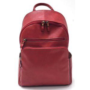Zaino unisex Pelle 1908 Rosso