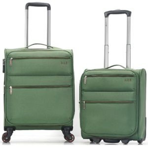 COPPIA TROLLEY TESSUTO 1976/2 VERDE