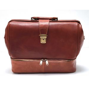 BORSA PELLE MEDICO 1998 CUOIO