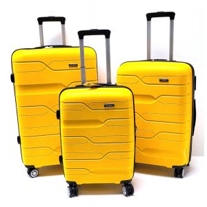 SET TROLLEY POLIPROP HT-2209 GIALLO