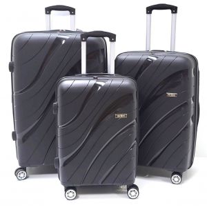 SET TROLLEY POLIPROP HT-2210 NERO