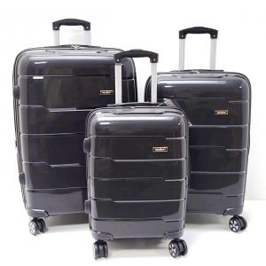 SET TROLLEY POLIPROP HT-2211 NERO