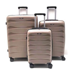 SET TROLLEY POLIPROP HT-2215 CHAMPAGNE