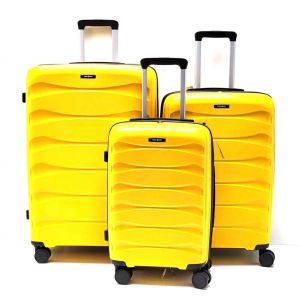 SET TROLLEY POLIPROP HT-2215 GIALLO