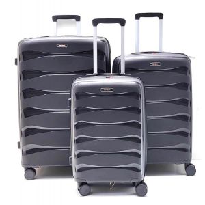 SET TROLLEY POLIPROP HT-2215 NERO