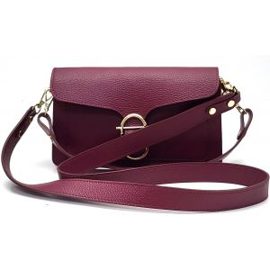 BORSA PELLE 222200026 BORDO