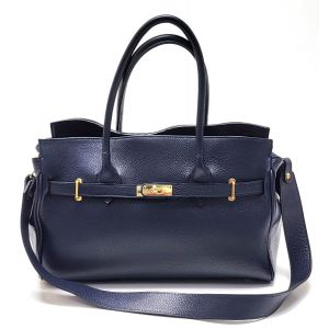 BORSA PELLE 242900036 BLU