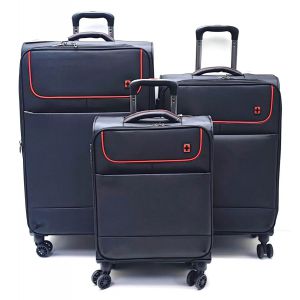 SET TROLLEY TESSUTO TSA 24357 NERO
