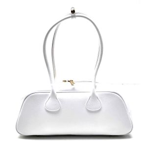 BORSA PELLE 25121 BIANCO