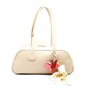 BORSA PELLE 25121 BIANCO