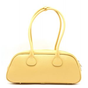 BORSA PELLE 25121 GIALLO