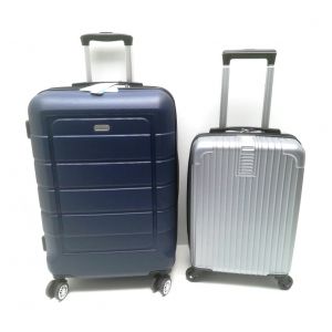 COPPIA TROLLEY ABS 305007 BLU/ARGENTO