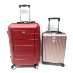 COPPIA TROLLEY ABS 305007 BORDO/CIPRIA