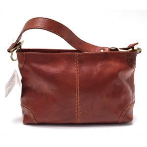 BORSA PELLE 307B MARRONE