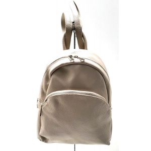 ZAINO PELLE 32022 10448 TAUPE