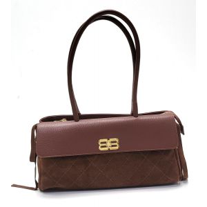 BORSA PELLE/CAMOSCIO 323240032 MARRONE