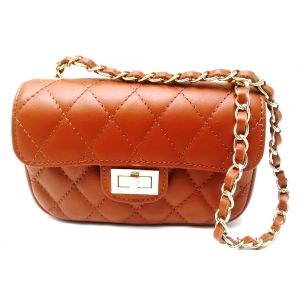 BORSA PELLE 3262 CUOIO