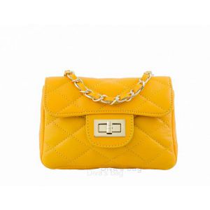 BORSA PELLE 3262 GIALLO