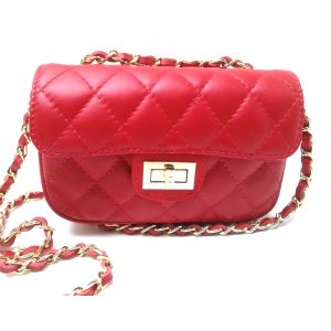 BORSA PELLE 3262 ROSSO