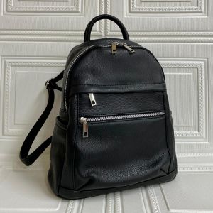 ZAINO PELLE 5640 NERO