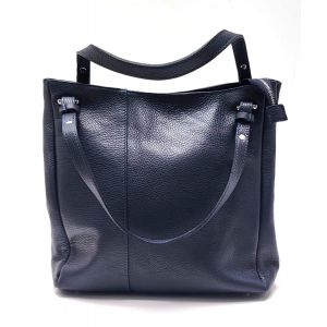 BORSA PELLE 5849 BLU
