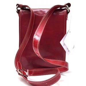 TRACOLLA PELLE 599 ROSSO