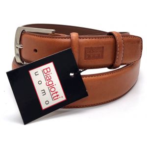 CINTURA PELLE 6003/35 CUOIO
